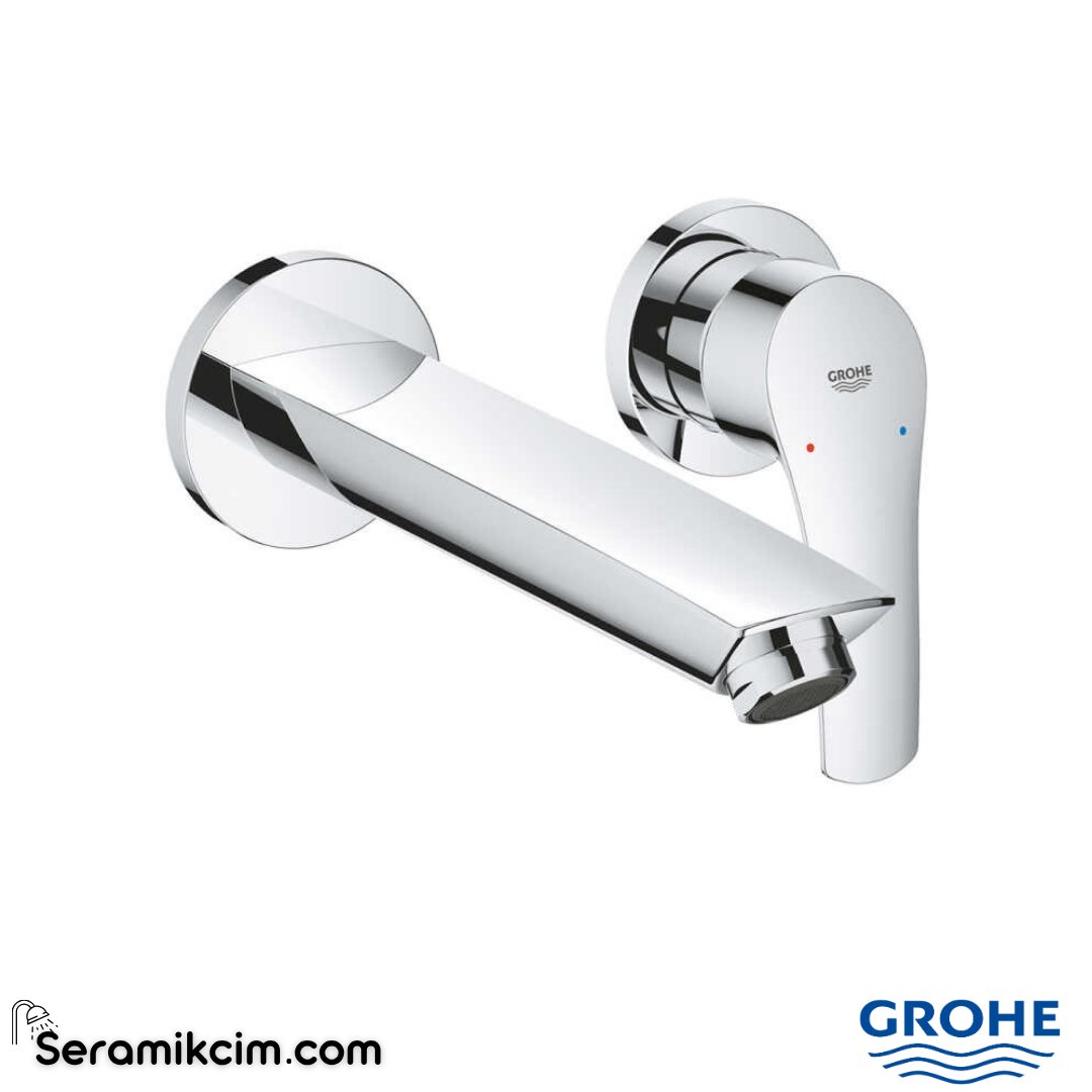 Grohe Eurosmart Duvardan Ankastre Lavabo Bataryası (Sıva Üstü Grubu) M-Boy Krom 2933830D