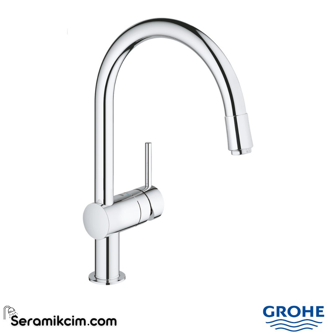 Grohe Minta Spiralli Eviye Bataryası Krom 32918000