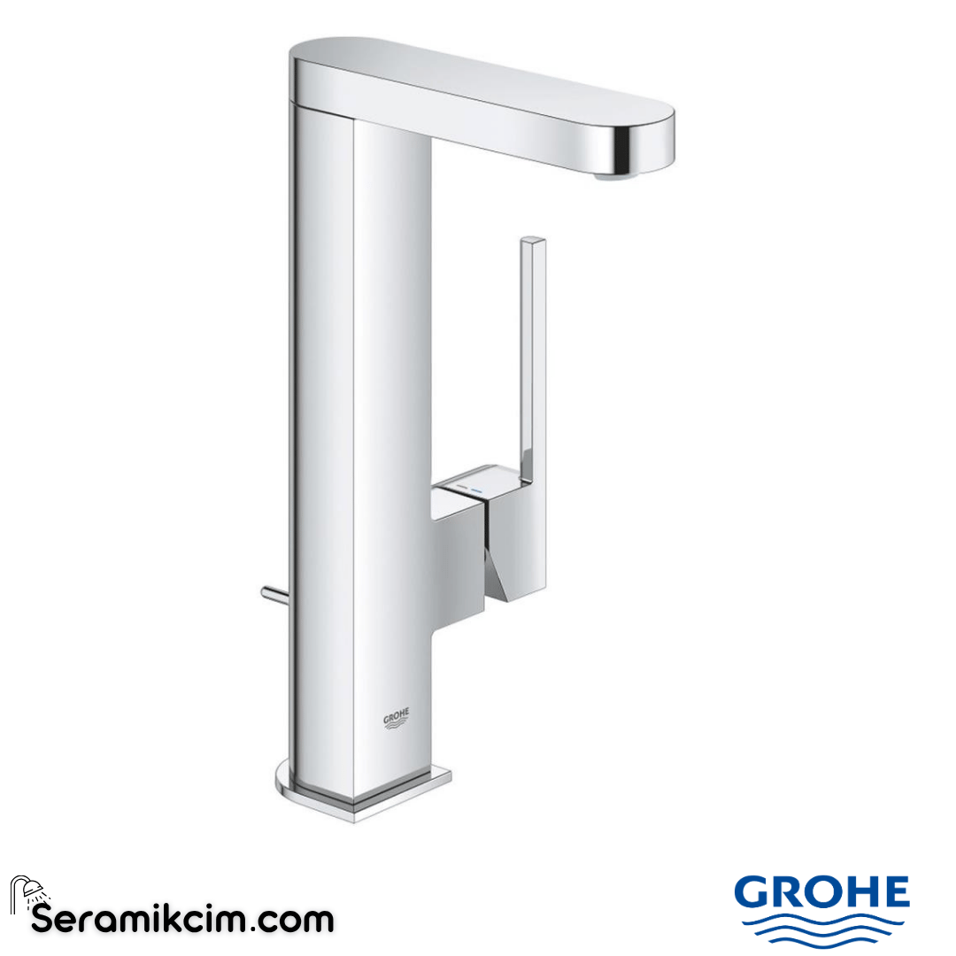 Grohe Plus Yüksek Lavabo Bataryası, Sifon Kumandalı Krom 23851003 - 23851003