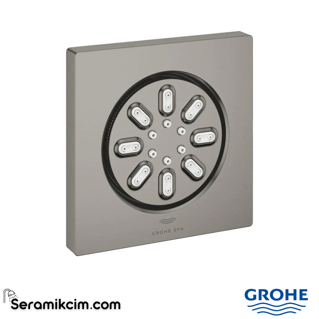 Grohe Rainshower Aqua Yan Jet, 2 Fonksiyonlu, Fırçalı Sert Grafit 26802AL0