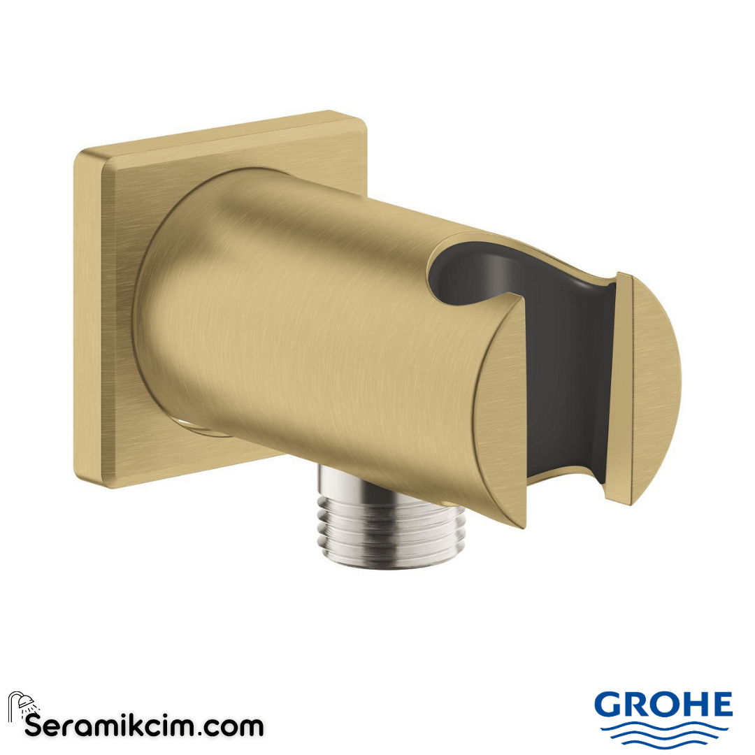 Grohe Rainshower Duş Çıkış Dirseği, Fırçalı Altın 26659GN0