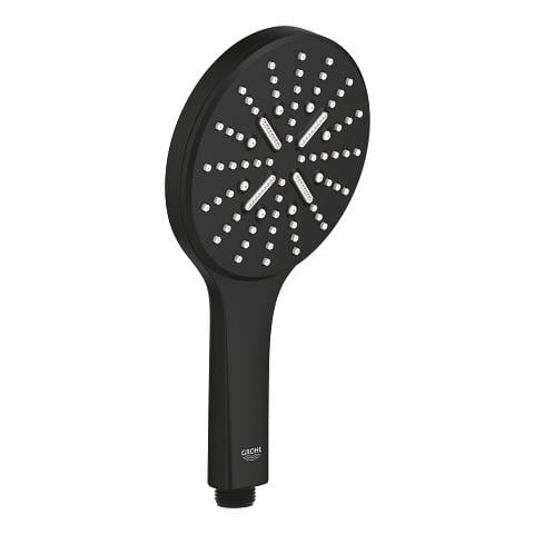 Grohe RainShower SmartActive 130 El Duşu, 3 Akışlı, Mat Siyah - 22127KF0