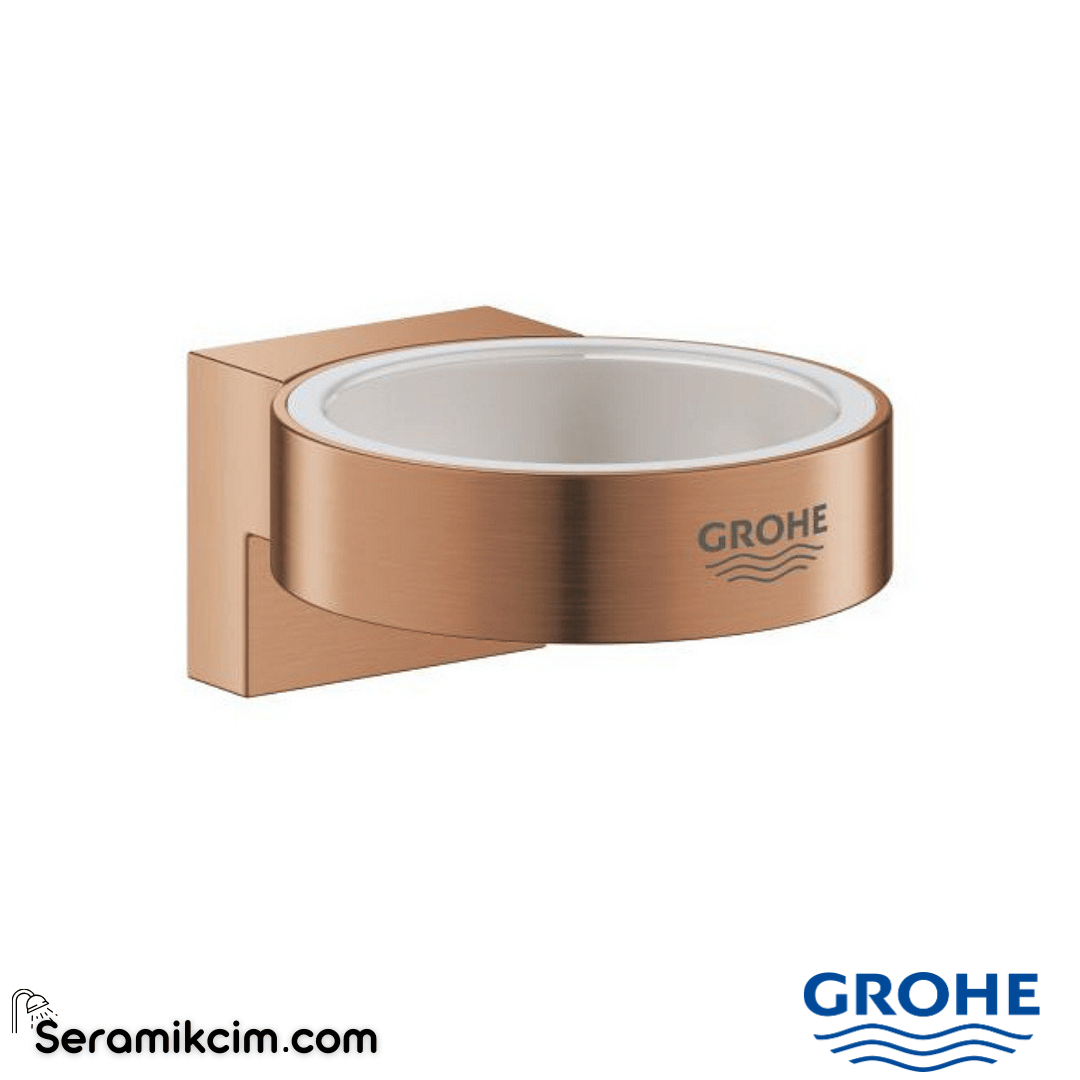 Grohe Selection Sabunluk Tutacağı, Fırçalı Bakır - 41027DL0 - 41027DL0