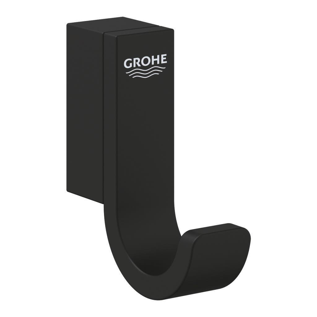 Grohe Selection Tekli Havlu/Bornoz Askısı, Mat Siyah - 41216KF0