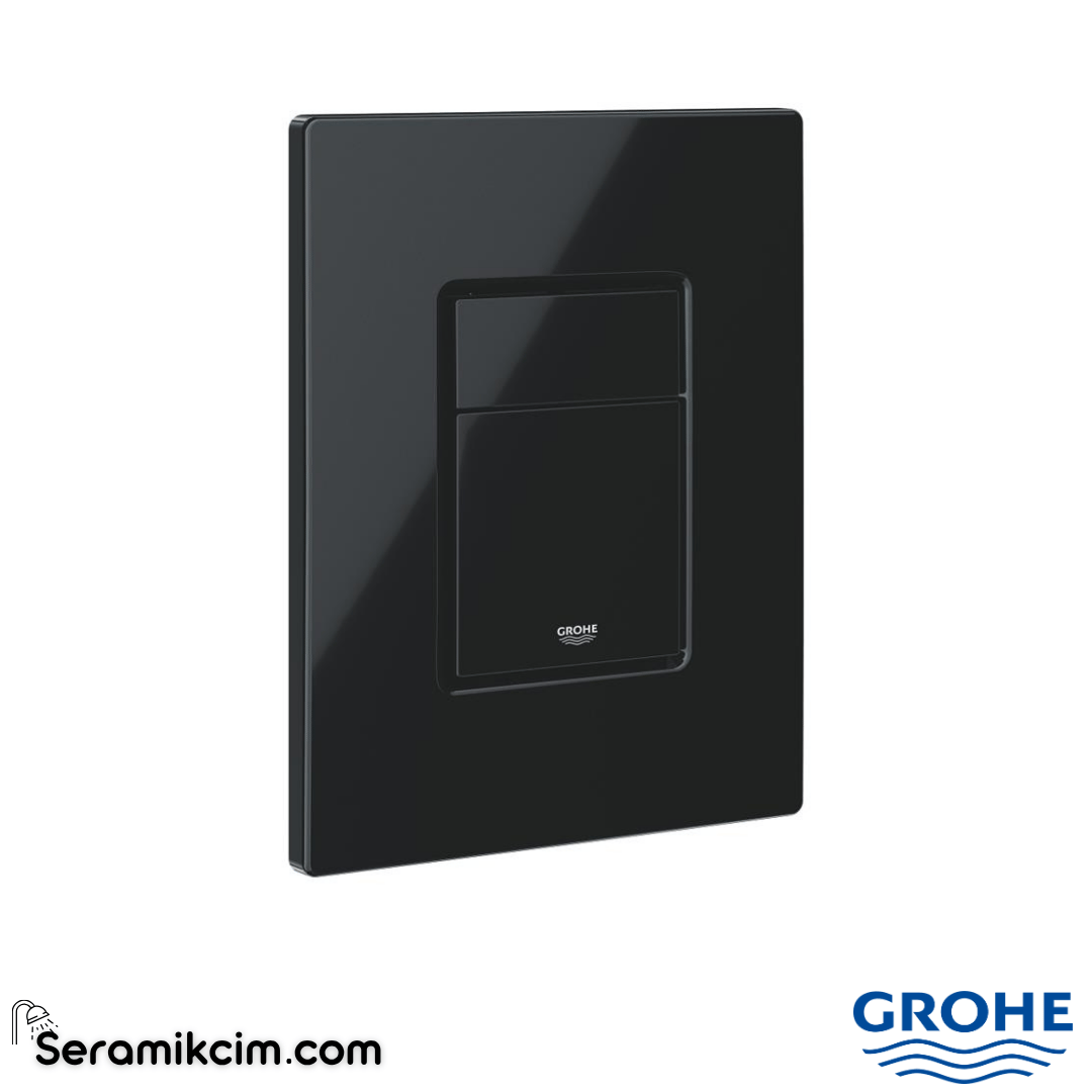 Grohe Skate Cosmopolitan Gömme Rezervuar Kumanda Paneli, Parlak Siyah 38732KV0 - 38732KV0