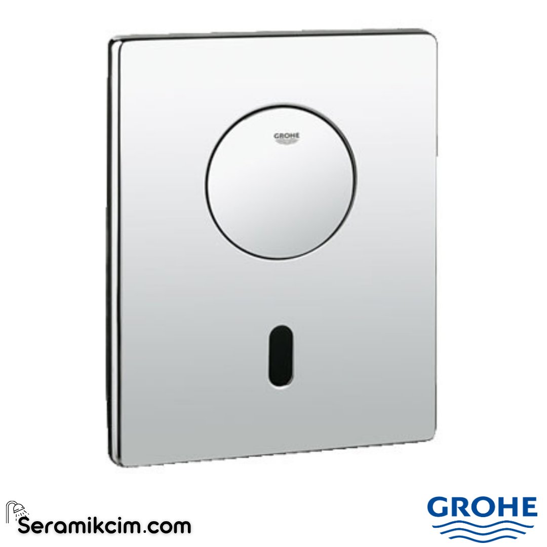 Grohe Tectron Skate Fotoselli ve Manuel Gömme Rezervuar Kumanda Paneli, Krom 37419000 - 37419000