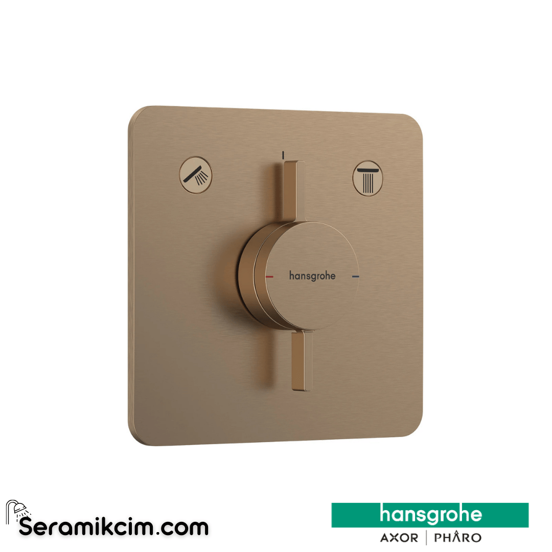 Hansgrohe Duoturn Q Batarya Ankastre 2 Çıkış  75414140