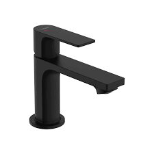 Hansgrohe Rebris E Eviye Bataryası E Tek Kollu Lavabo Bataryası 80 Coolstart Metal Kumandalı Satin Siyah 72585670 - 72585670