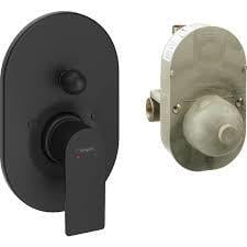 Hansgrohe Rebris E Eviye Bataryası E Tek Kollu Banyo Batarya Seti (31741180 İç Set Dahil) Satin Siyah 72458670 - 72458670