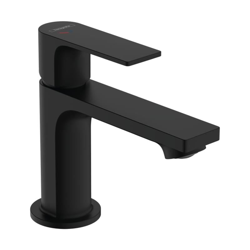 Hansgrohe Rebris E Eviye Bataryası E Tek Kollu Lavabo Bataryası 80 Coolstart Ecosmart Kumandalı Satin Siyah 72587670 - 72587670