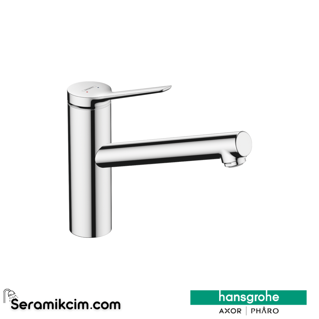 Hansgrohe Zesis M33 Tek Kollu Eviye Bataryası 160, Pencere Önü Montaj, 1Jet Krom 74805000