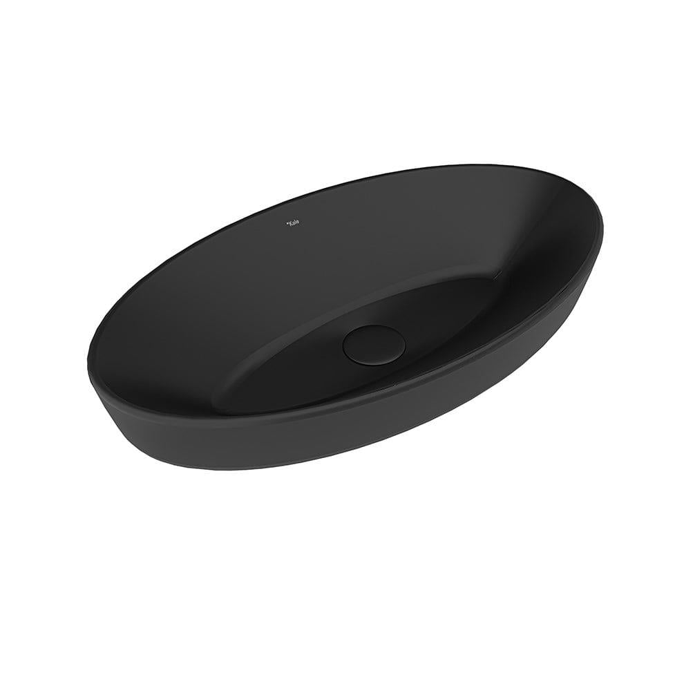 Kale Banyo Dove 70X40 Oval Çanak Lavabo Mat Siyah - 310200200203