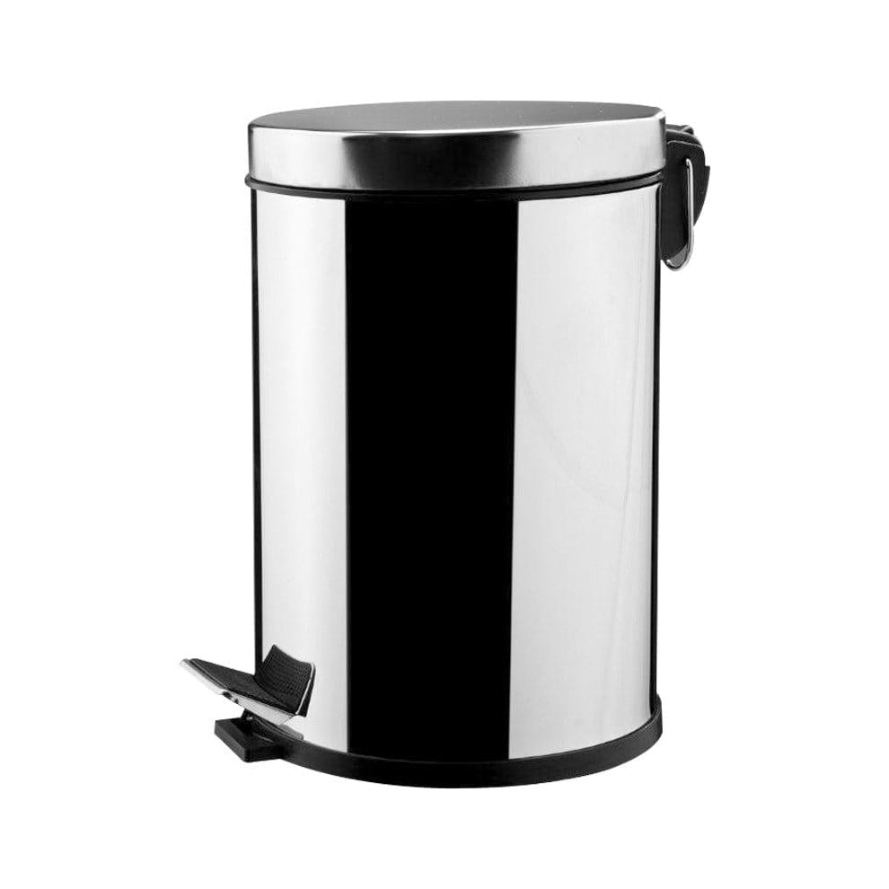 Kale Banyo Publıc Çöp Kutusu 12 L (Kapaklı)(Krom) - 410200600377