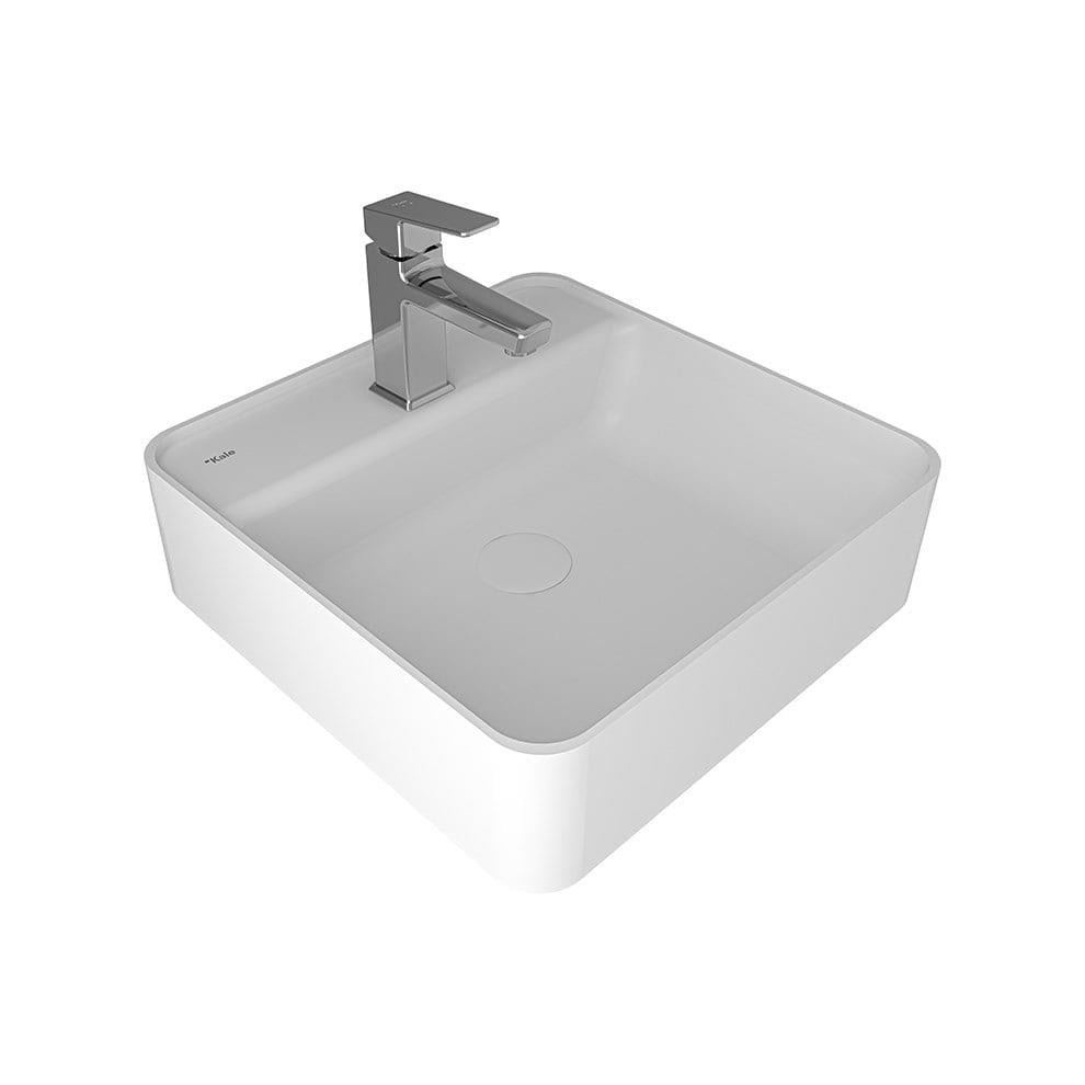 Kale Banyo Smartedge 45X45 Kare Lavabo Mat Beyaz - 310200200016