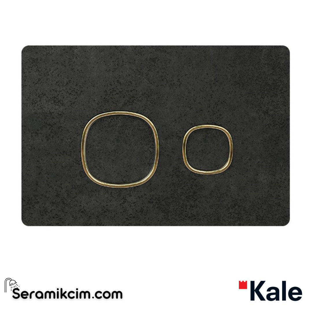 Kale Banyo Unıq Gömme Rezervuar Panel Ocean Black Altın - 310200500094