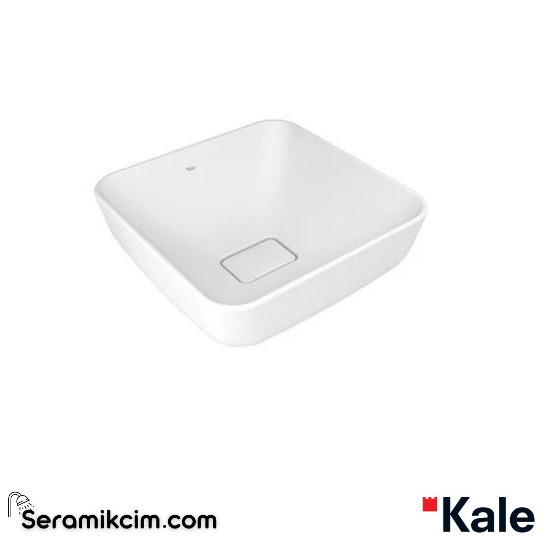 Kale Banyo Zero 2.0 40X40 Kare Çanak Lavabo Mat Beyaz - 310200200591