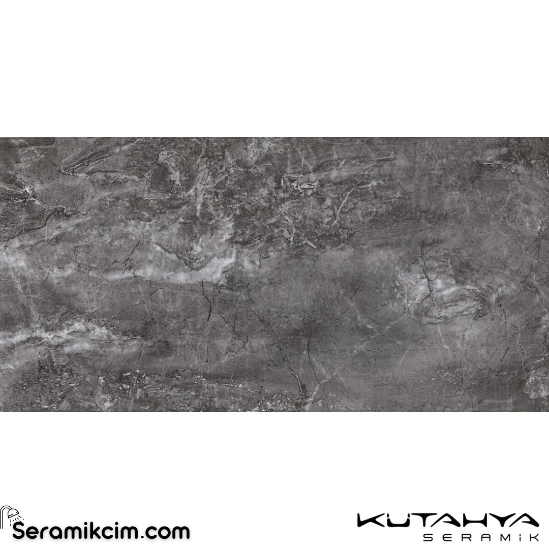 Kütahya Seramik 30x60 Elis Koyu Gri
