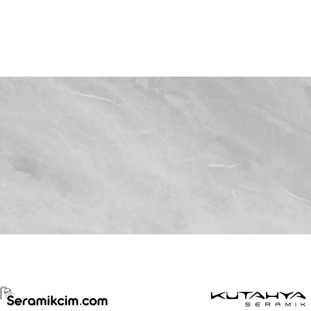 Kütahya Seramik 60x120 Messina Mat Açık Gri Rektifiye