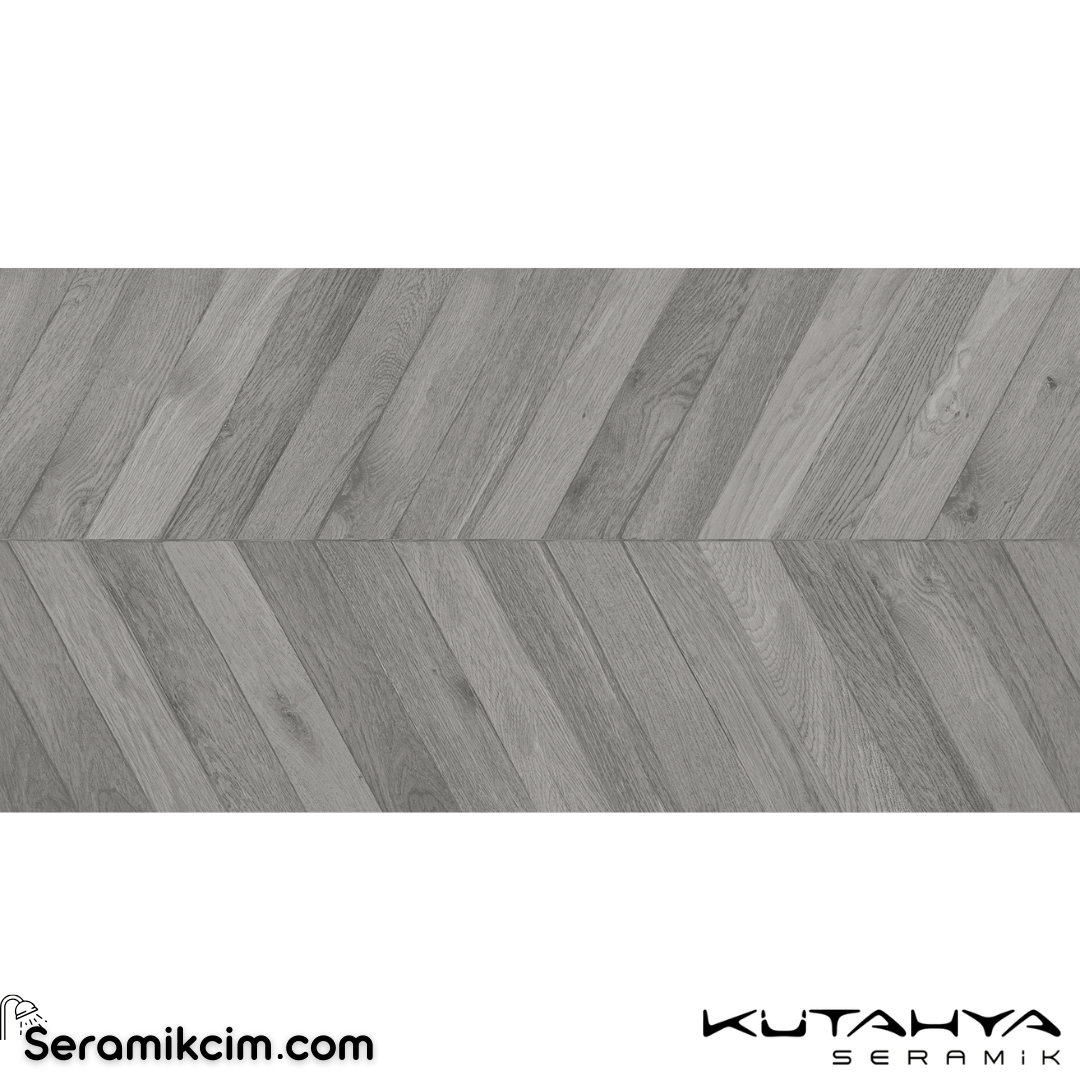 Kütahya Seramik 60x120 Nordic Gri Rektifiye
