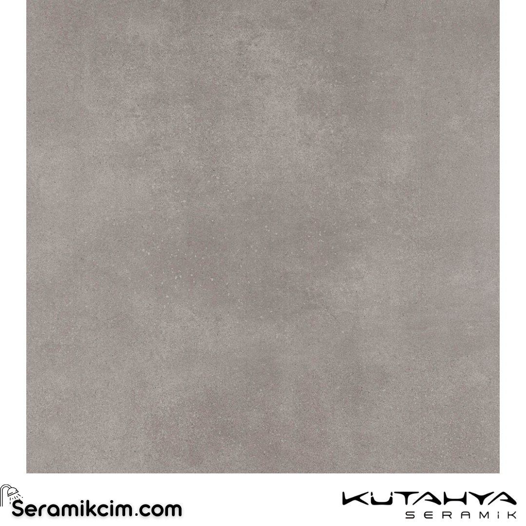Kütahya Seramik 60x60 infinity Koyu Gri Rektifiye R10