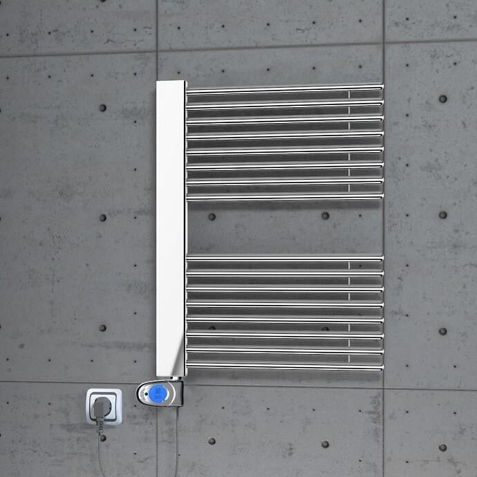 Male Elektrikli Havlupan 600x800 Krom (Musa Termostat) 300 W