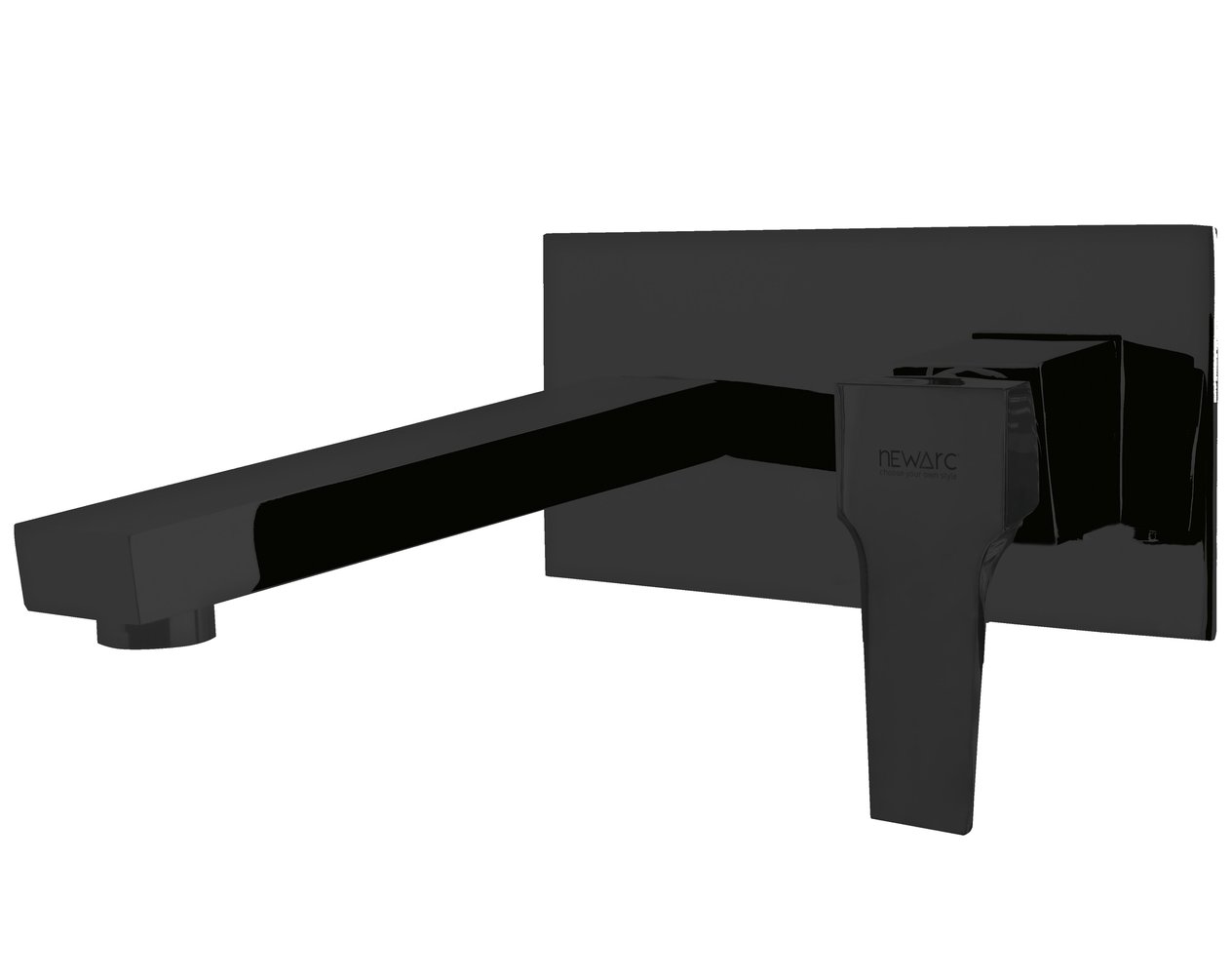 Newarc  Aqua Ankastre Lavabo Bataryası Siyah 941571B