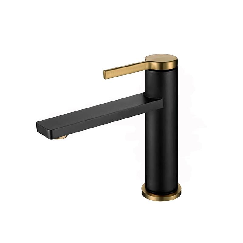 Newarc Bold Lavabo Bataryası Siyah/Mat Altın 910521BM