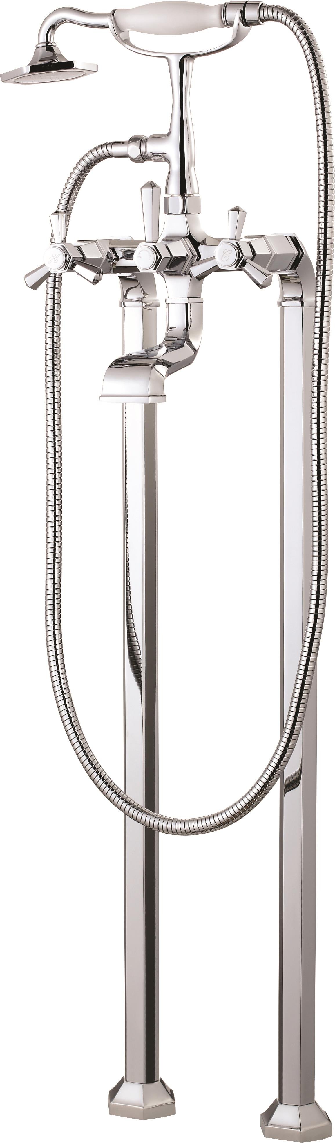 Newarc  Hexa Tabandan Banyo Bataryası Krom 104505
