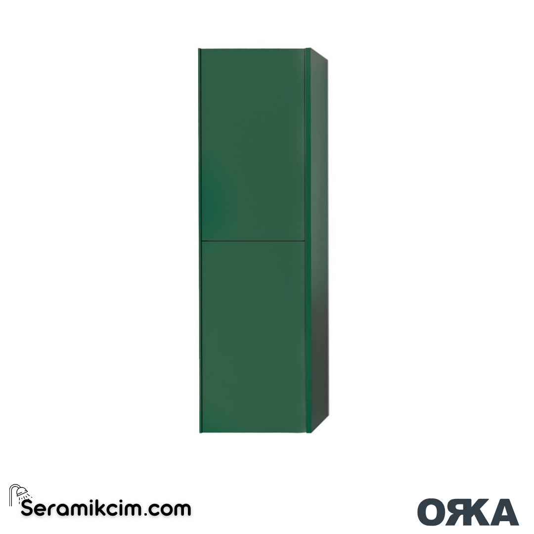Orka Milano 42cm Boy Dolabı (Sağ-Sol) Mat Yeşil - ORK.BYD1020