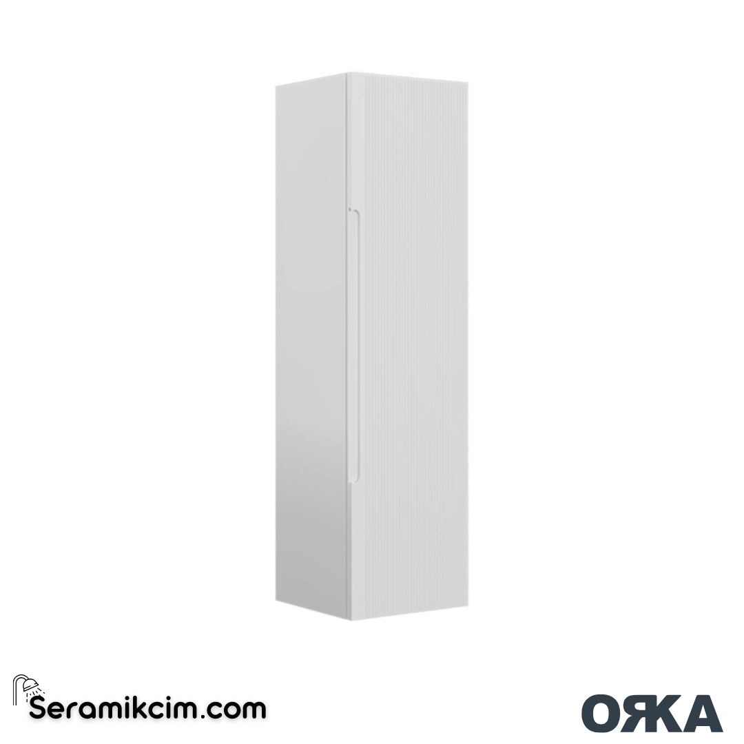 Orka Olbia 40cm Boy Dolabı (Sağ-Sol) Mat Beyaz - ORK.BYD1144