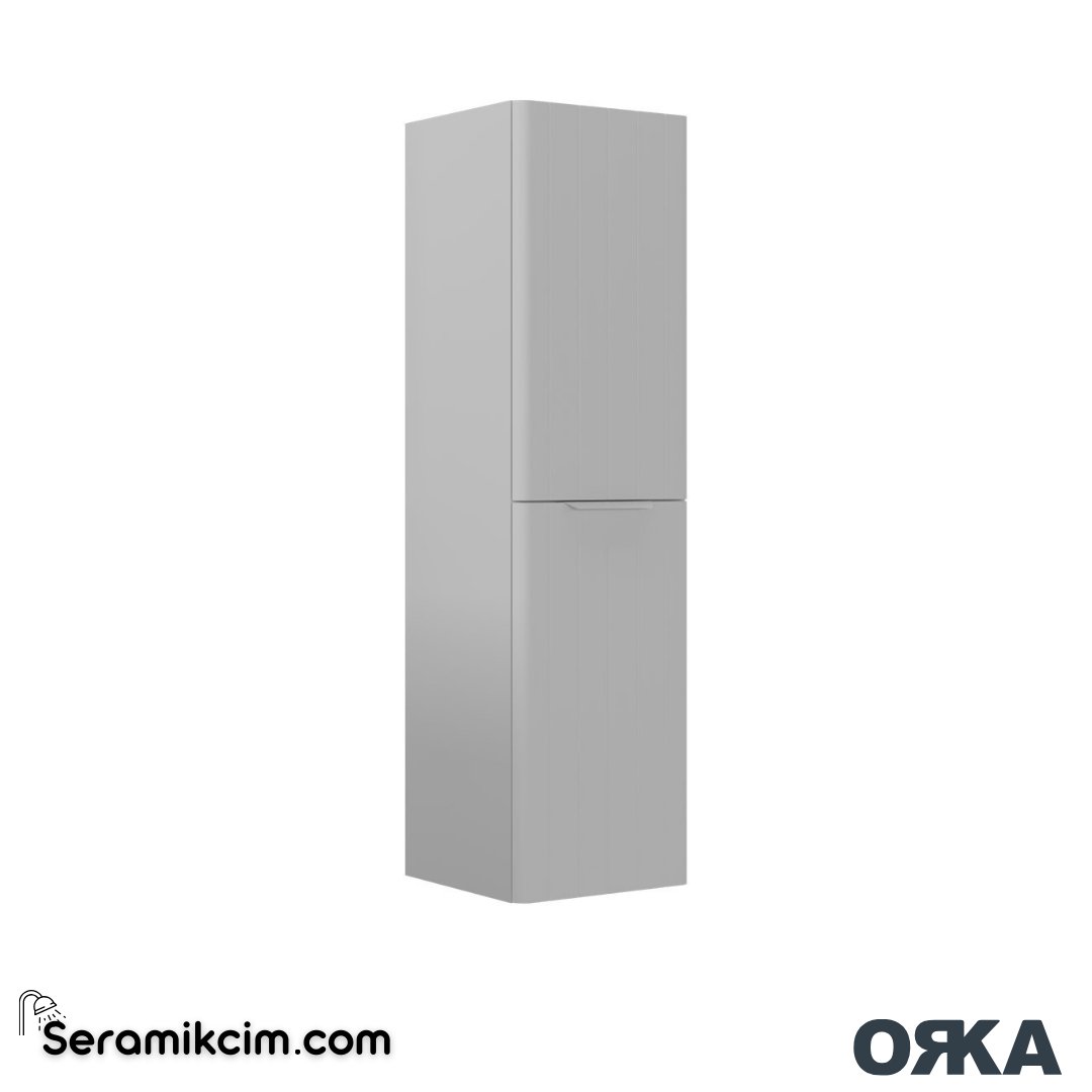 Orka Procida 40cm Boy Dolabı Sağ Mat Beyaz - ORK.BYD1147