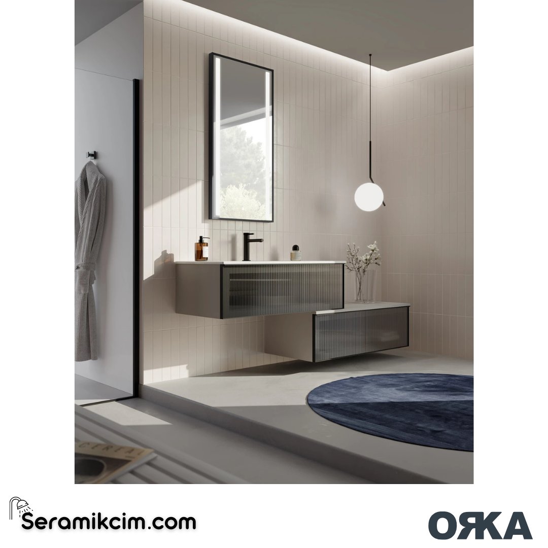 Orka Urban 80cm Alt Yan Modül Konsol Mat Vizon - ORK.BYD1255