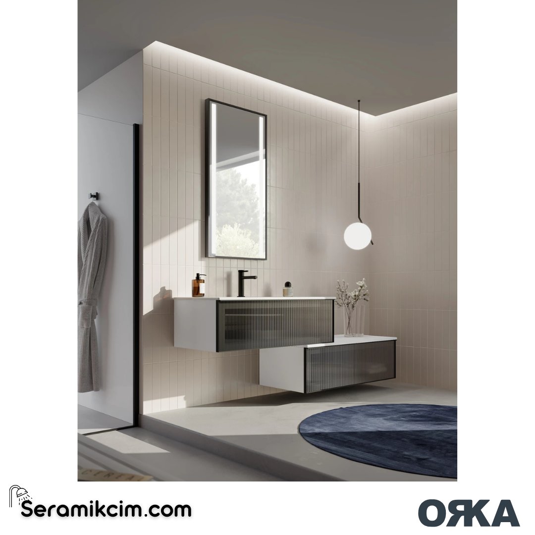 Orka Urban 80cm Alt Yan Modül Konsol Mat Beyaz - ORK.BYD1252