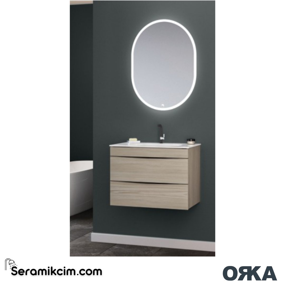 Orka Vento 60cm Banyo Dolabı Set Glassgow - ORK272.60.02.TKM