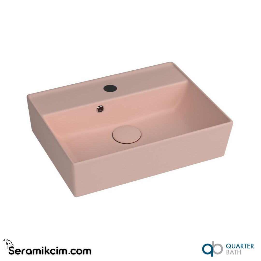 Quarter Bath 50cm Cross Line Çanak Lavabo Somon - 70CL23050.03.1.3.01