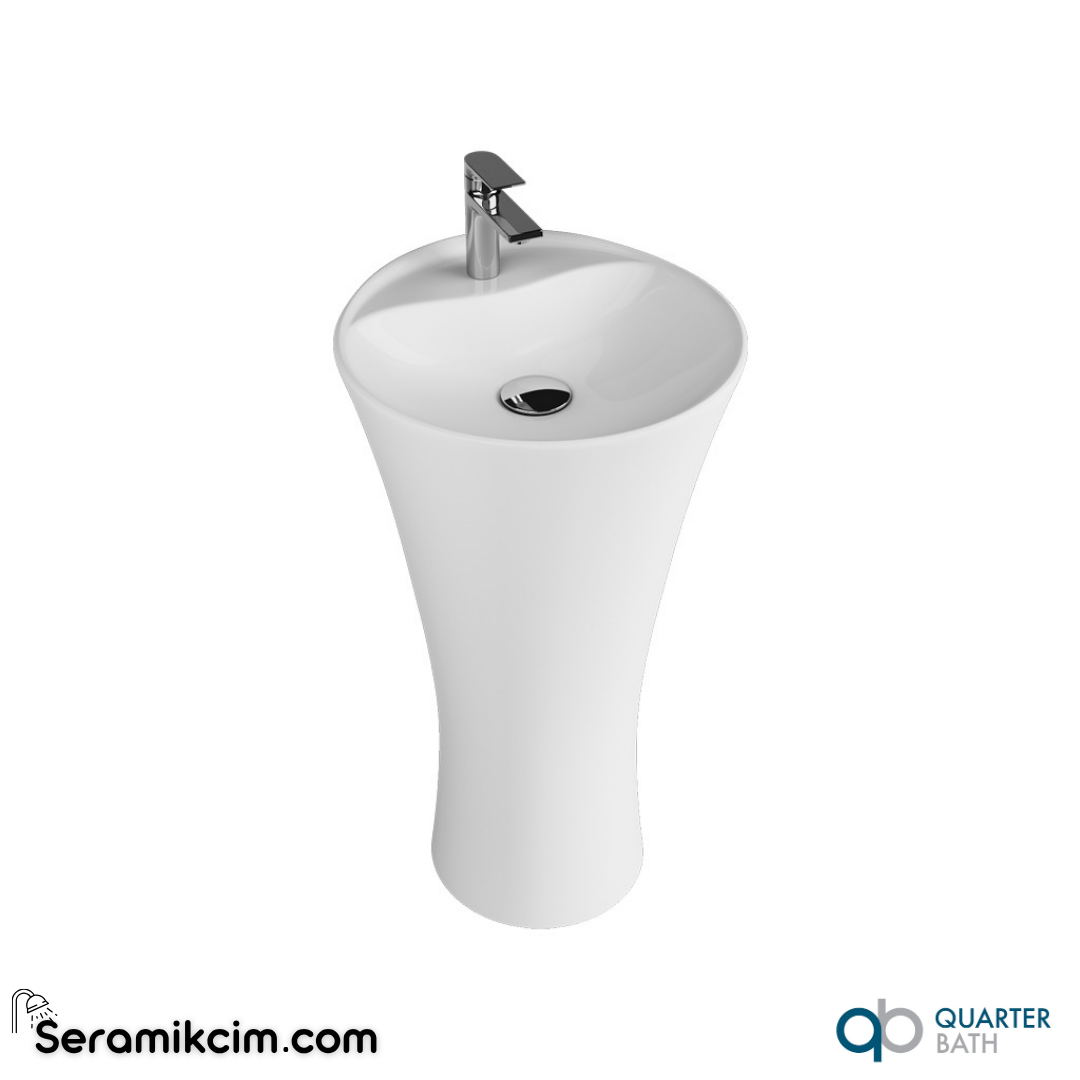 Quarter Bath Concorde Monoblok Lavabo Beyaz - 70CO26002