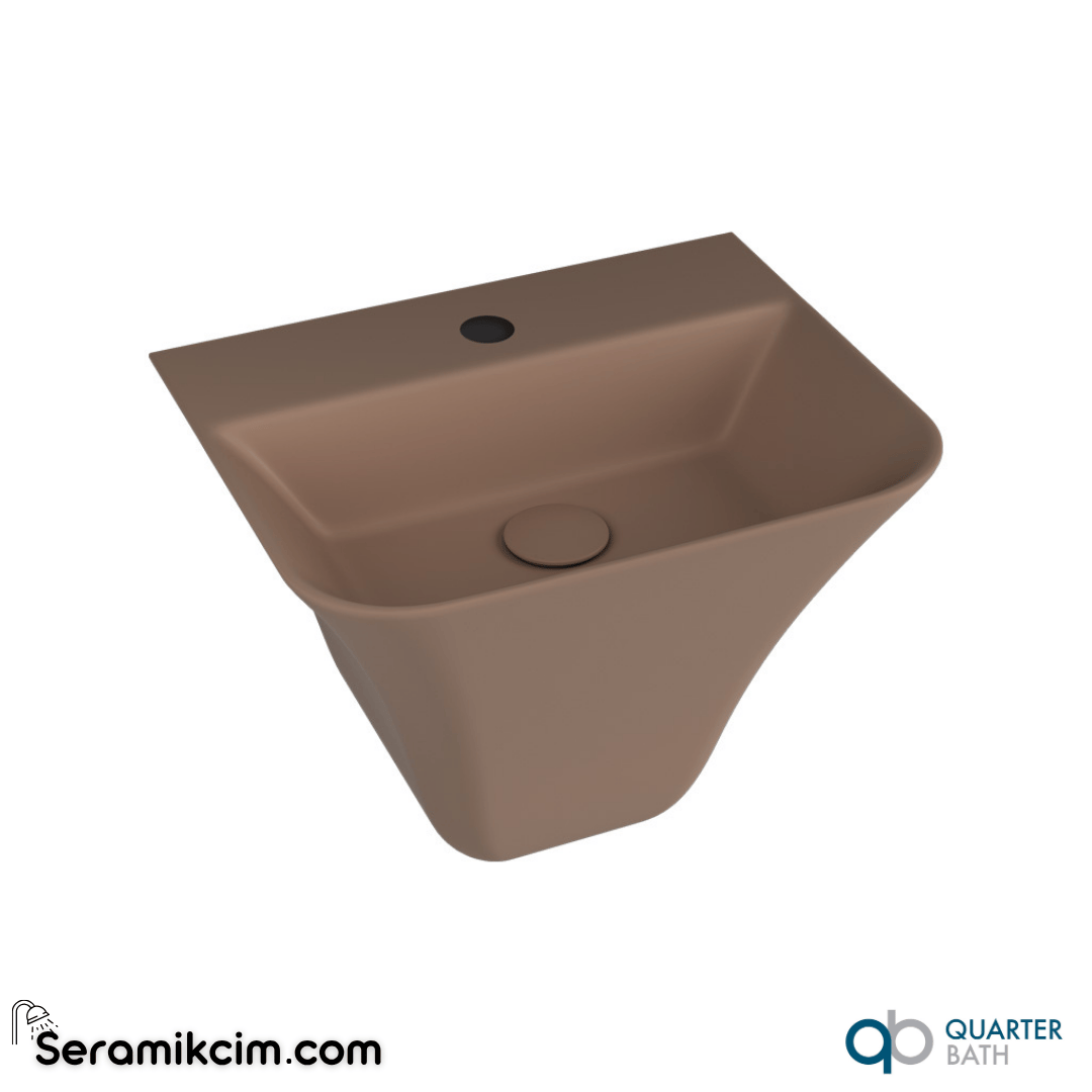 Quarter Bath Cross Grand Asma Monoblok Lavabo 50x41cm Vizon - 70CG26001.04.1.3.01