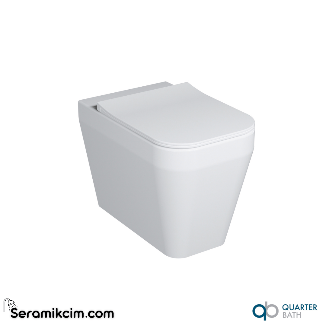 Quarter Bath Cross Grand Yerden Tek Klozet Beyaz - 70CG04001