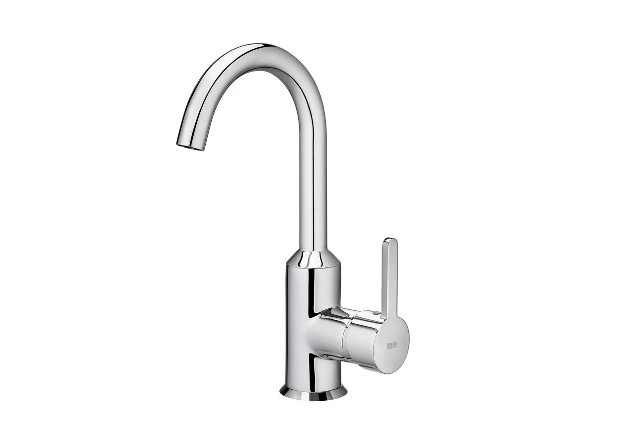 Roca Carelia Döner Çıkış Uçlu Lavabo Bataryası, Cold Start A5A8A8AC0K - A5A8A8AC0K