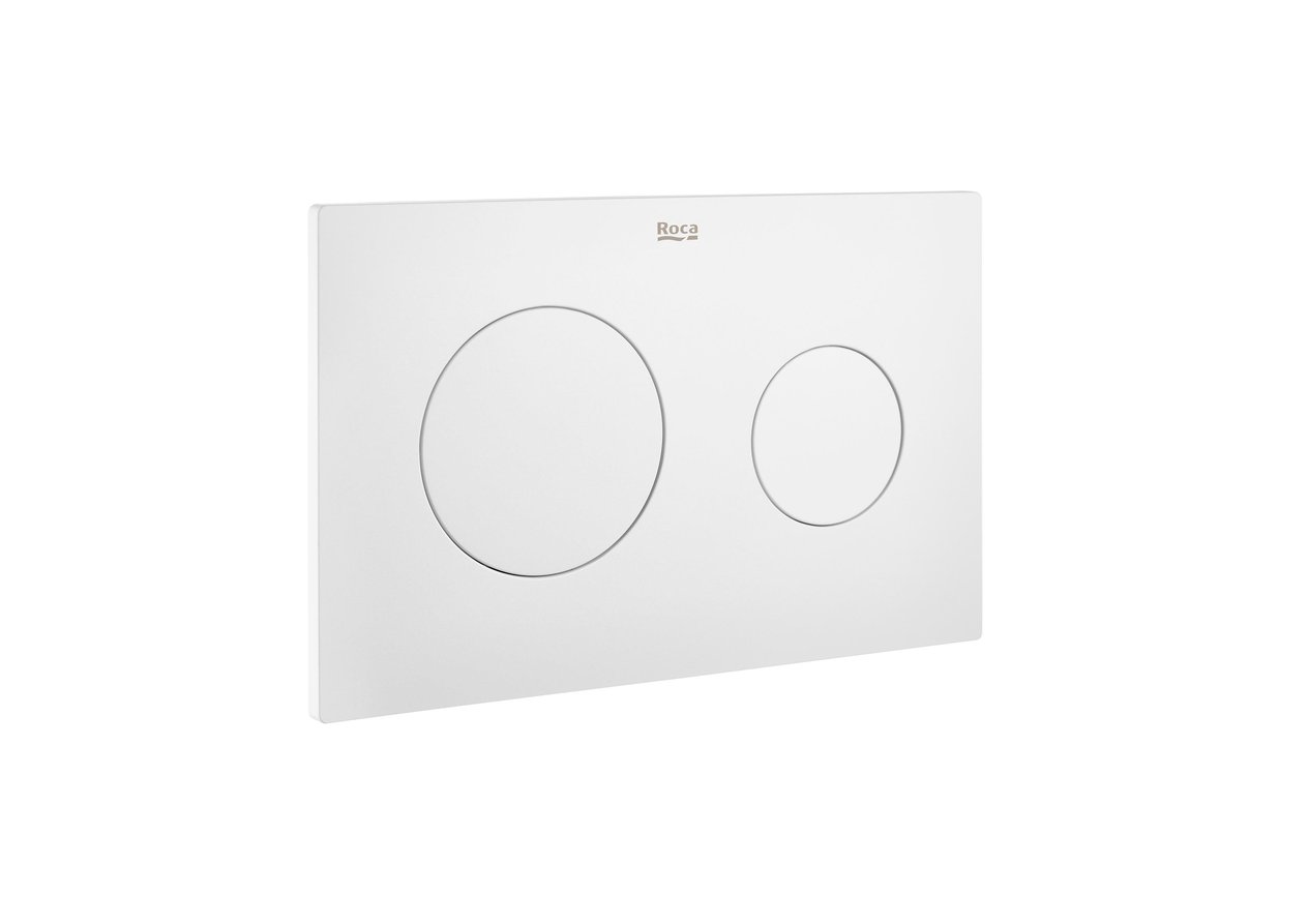 Roca PL10 Dual Kumanda Paneli, Mat Beyaz A890189207 - A890189207