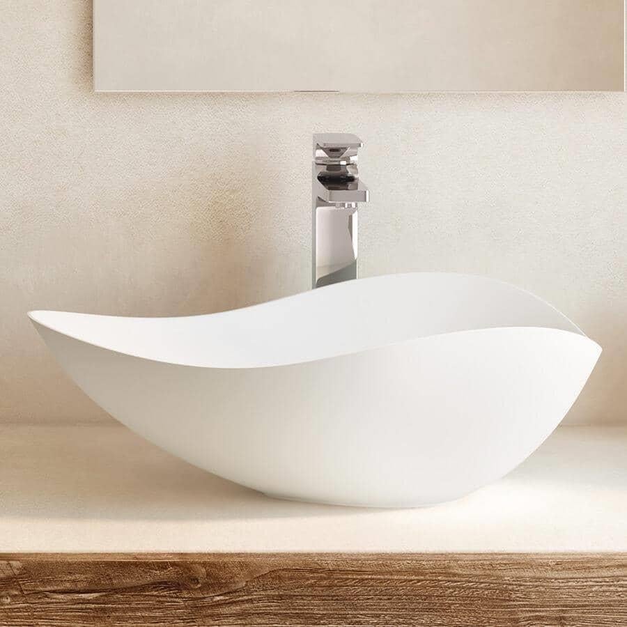 Roca Ruy Ohtake Tezgah Üstü Lavabo Bej 540 x 375 mm A327A13650 - A327A13650