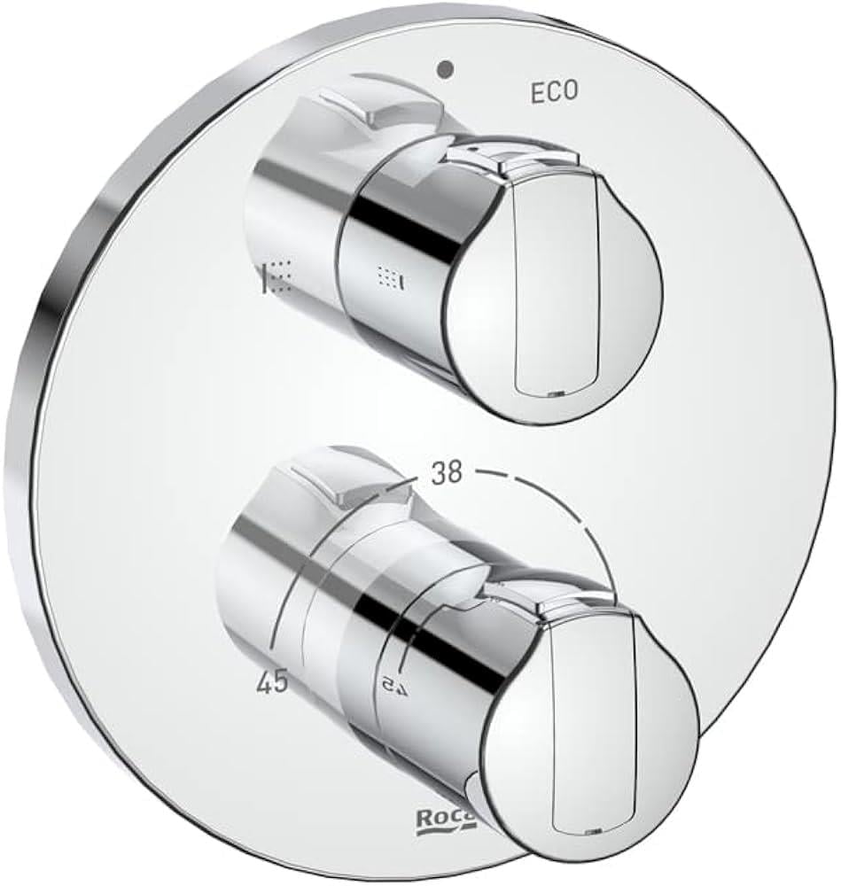Roca T-1000 Ankastre Banyo Bataryası, Krom A5A0D09C00 - A5A0D09C00