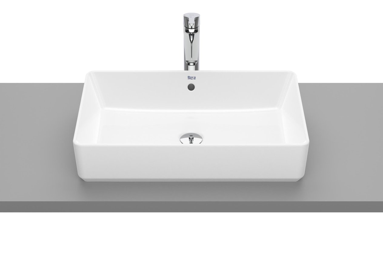 Roca The Gap Square Tezgah Üstü Lavabo Beyaz 600 x 370 mm A3270Y2000 - A3270Y2000