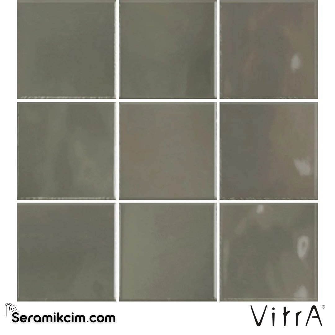 Vitra 10X10 RetroMix Yosun Gri Parlak (Nf) K94993280001VTE0 - K94993280001VTE0