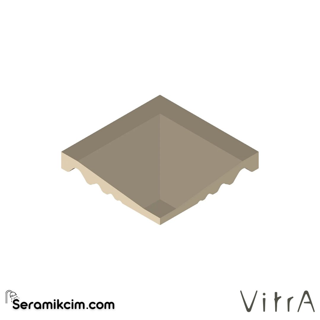 VitrA 10X10 Uni Fildişi Dupık Mat Nr K78608000001VTE0 - K78608000001VTE0