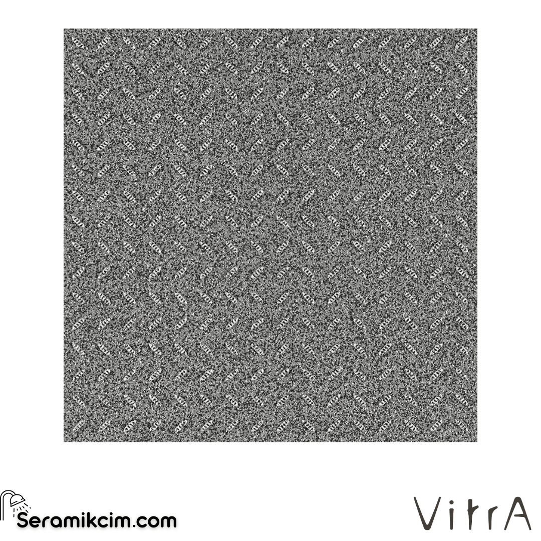Vitra 20X20 Dotti Corund Koyu Gri Mat R11B Nr