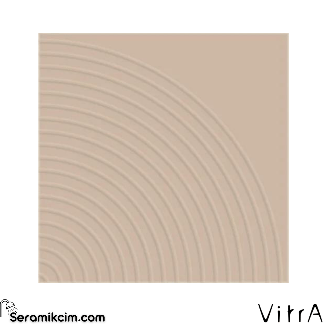 Vitra 20X20D Lıquıd Ekru Y.Cızgı Dek Parlaknr