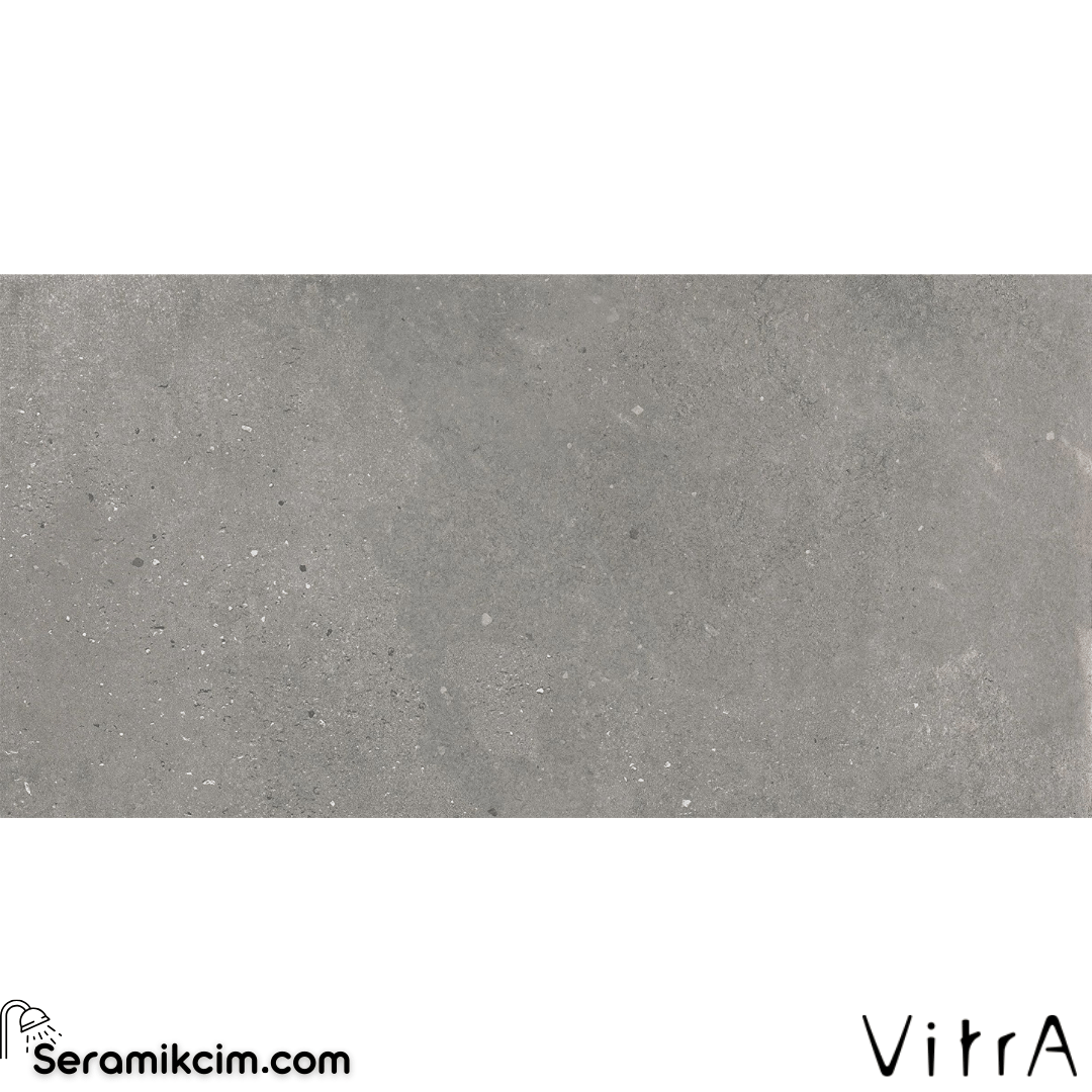Vitra 60X120 Flakestone Koyu Gri Mat R10B  7R