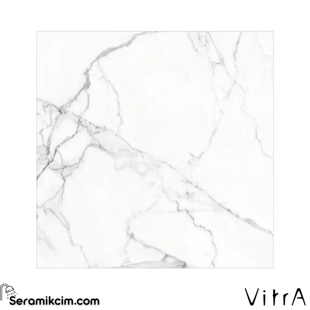 Vitra 60X60 B&W Star Beyaz Lappato