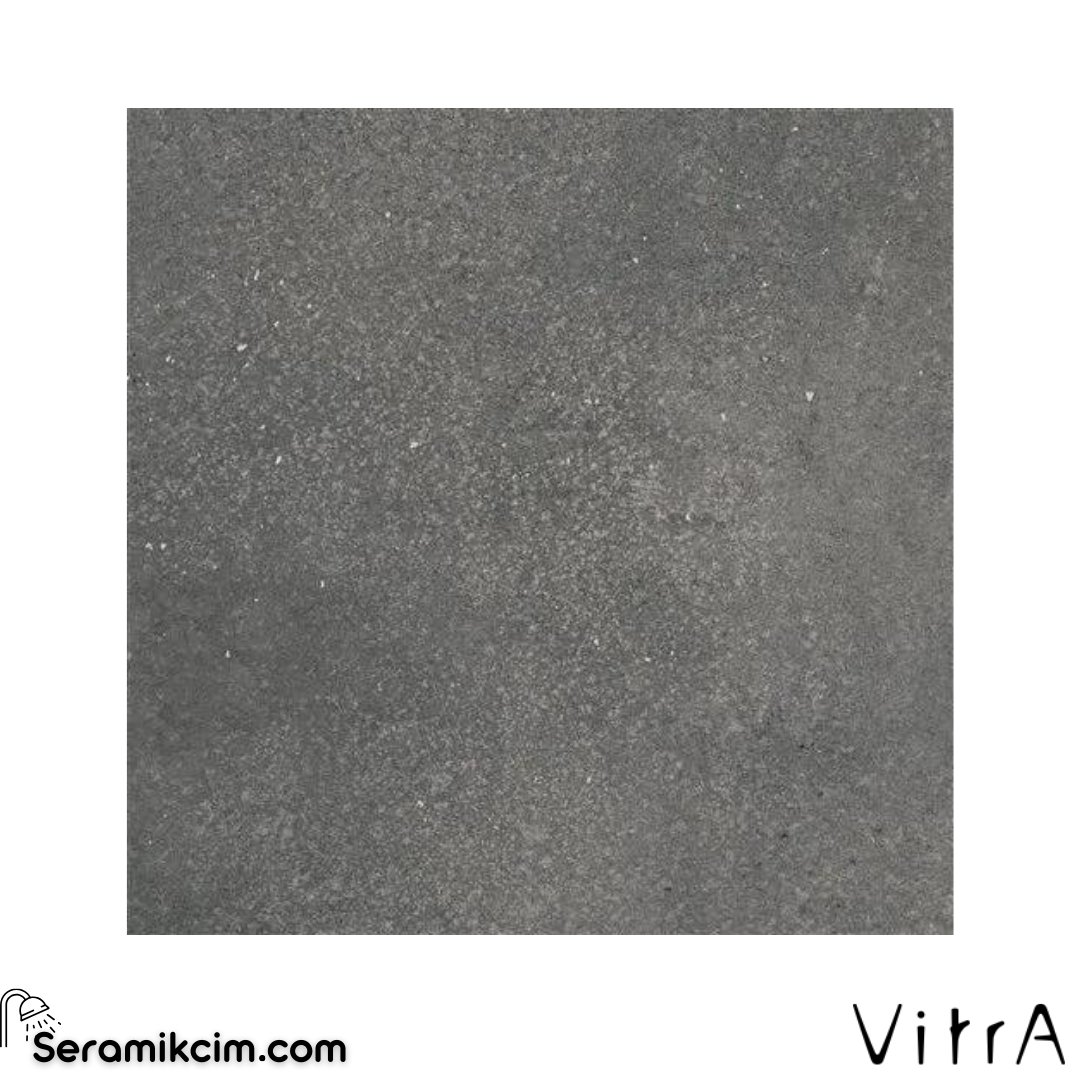 Vitra 60X60 Flakestone Antrasit Mat R10B 7R